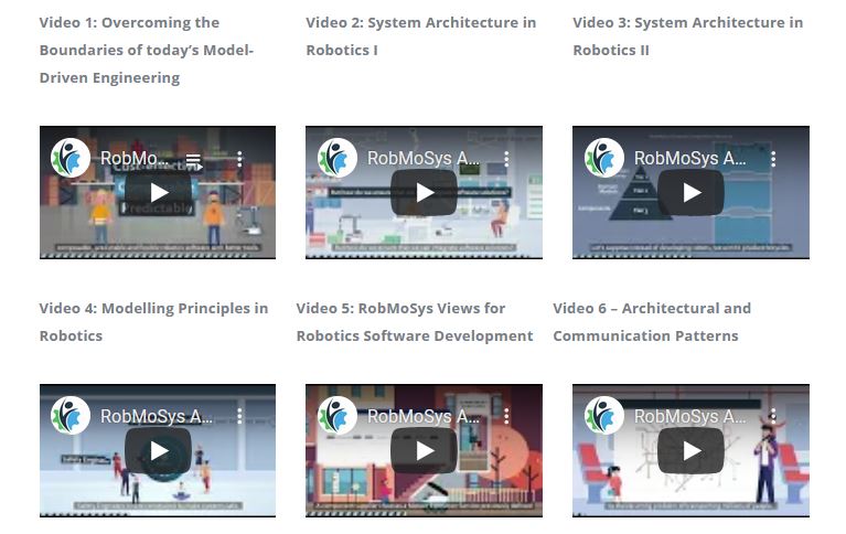 Academy RobMoSys Academy